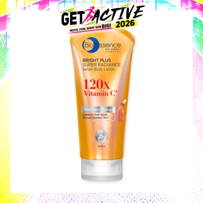 BIO ESSENCE - Bright Plus Super Radiance Serum Body Lotion (To Lightens Dark Spots & Reveals Radiant Skin) 300ml image