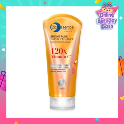 BIO ESSENCE Bright Plus Super Radiance Serum Body Lotion (To Lightens Dark Spots & Reveals Radiant Skin) 300ml