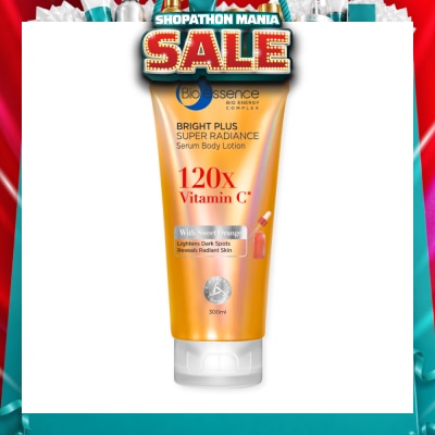 BIO ESSENCE - Bright Plus Super Radiance Serum Body Lotion (To Lightens Dark Spots & Reveals Radiant Skin) 300ml