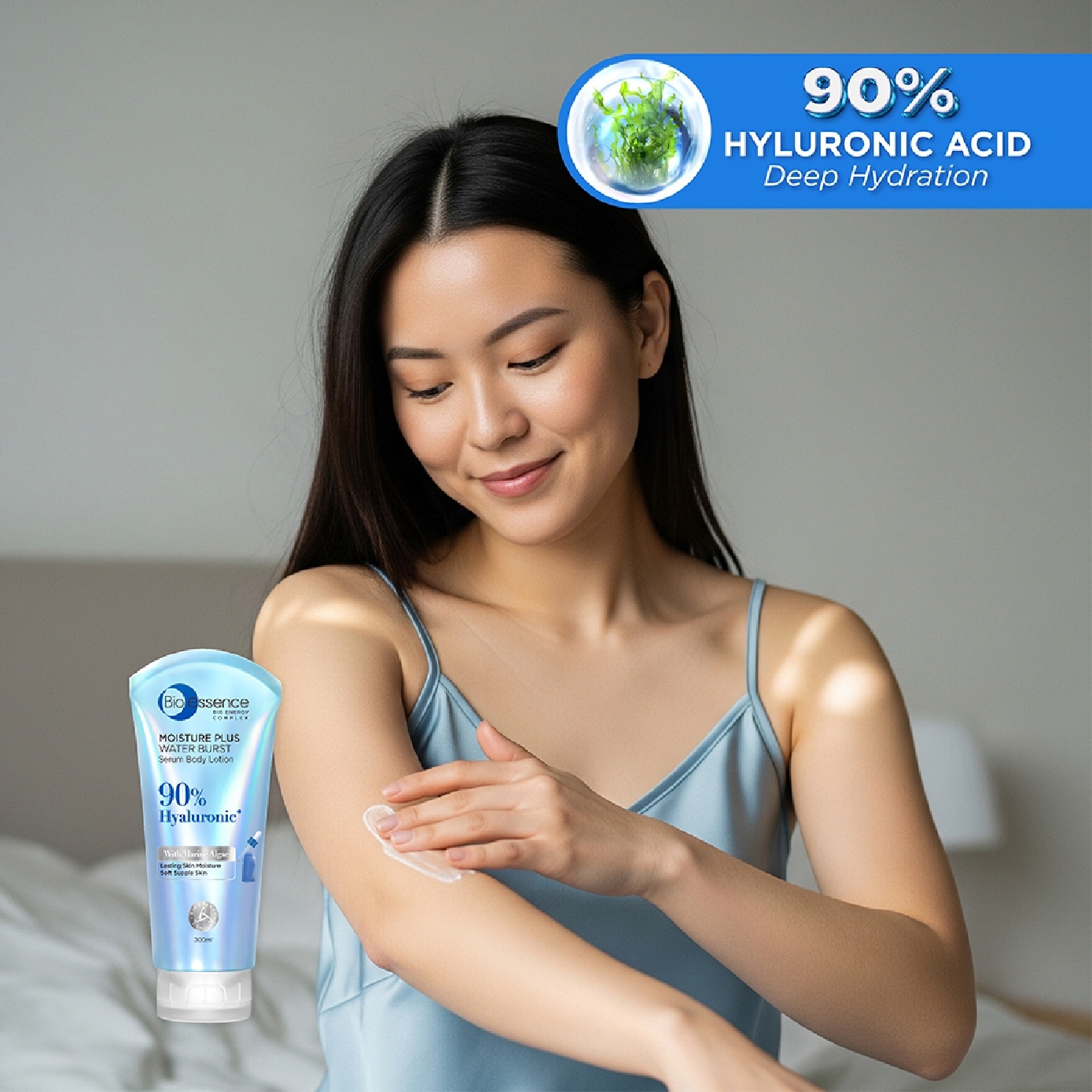 Moisture Plus Water Burst Serum Body Lotion (For Lasting Skin Moisture & Soft Supple Skin) 300ml