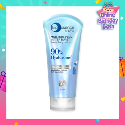 BIO ESSENCE Moisture Plus Water Burst Serum Body Lotion (For Lasting Skin Moisture & Soft Supple Skin) 300ml