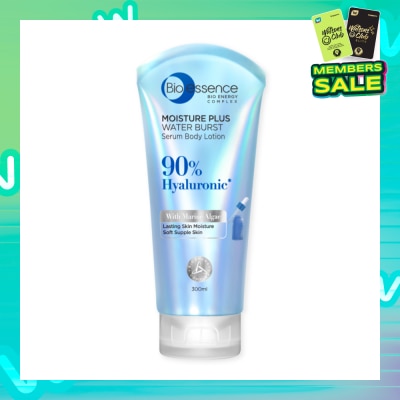 BIO ESSENCE Moisture Plus Water Burst Serum Body Lotion (For Lasting Skin Moisture & Soft Supple Skin) 300ml