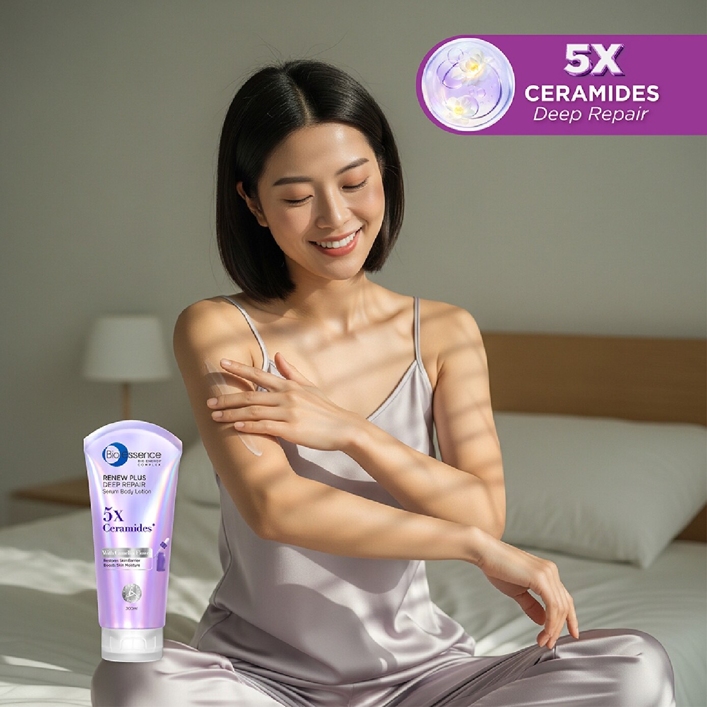 BIO ESSENCE Renew Plus Deep Repair Serum Body Lotion (To Restores
