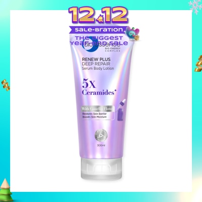 BIO ESSENCE Renew Plus Deep Repair Serum Body Lotion (To Restores Skin Barrier & Boosts Skin Moisture) 300ml