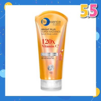 BIO ESSENCE Bright Plus Super Radiance Serum Body Lotion (To Lightens Dark Spots & Reveals Radiant Skin) 70ml