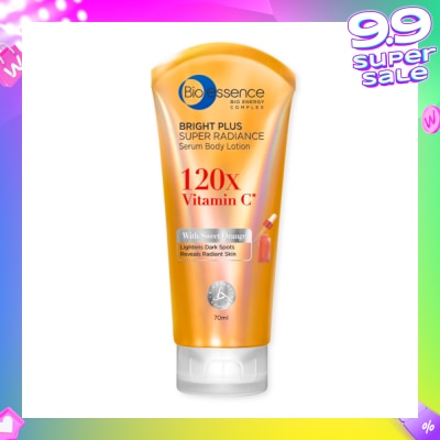 BIO ESSENCE Bright Plus Super Radiance Serum Body Lotion (To Lightens Dark Spots & Reveals Radiant Skin) 70ml