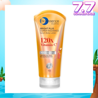 BIO ESSENCE Bright Plus Super Radiance Serum Body Lotion (To Lightens Dark Spots & Reveals Radiant Skin) 70ml