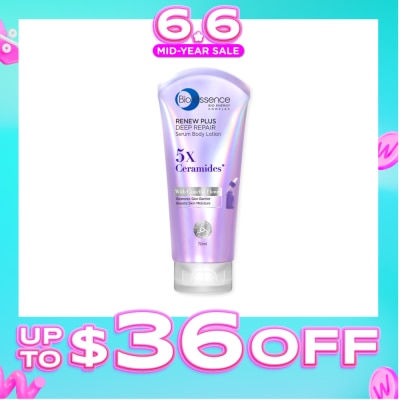 BIO ESSENCE - Renew Plus Deep Repair Serum Body Lotion (To Restores Skin Barrier & Boosts Skin Moisture) 70ml