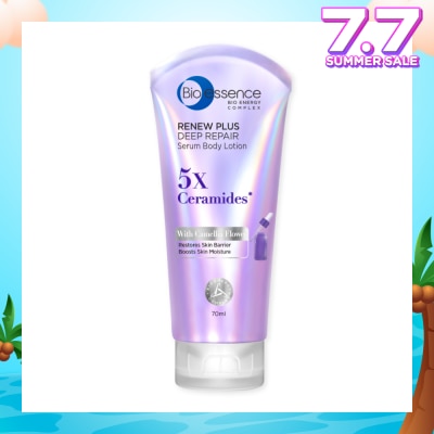 BIO ESSENCE Renew Plus Deep Repair Serum Body Lotion (To Restores Skin Barrier & Boosts Skin Moisture) 70ml