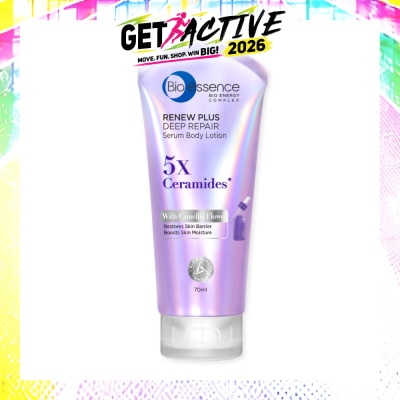 BIO ESSENCE - Renew Plus Deep Repair Serum Body Lotion (To Restores Skin Barrier & Boosts Skin Moisture) 70ml image