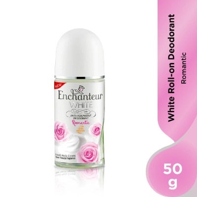 ENCHANTEUR White Roll-On Anti-Perspirant Deodorant Romantic 50g