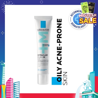 LA ROCHE-POSAY Effaclar Duo+M (Rapidly Clear Existing spots and blackheads) 40ml