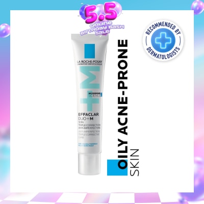 LA ROCHE-POSAY - Effaclar Duo+M (Rapidly Clear Existing spots and blackheads) 40ml