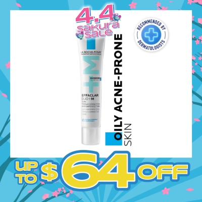 LA ROCHE-POSAY - Effaclar Duo+M (Rapidly Clear Existing spots and blackheads) 40ml