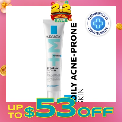LA ROCHE-POSAY Effaclar Duo+M (Rapidly Clear Existing spots and blackheads) 40ml