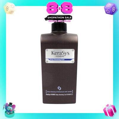 KERASYS - Homme Men Deep Cleansing Cool Shampoo 550ml