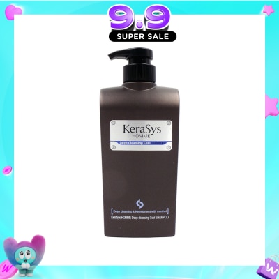 KERASYS - Homme Men Deep Cleansing Cool Shampoo 550ml image