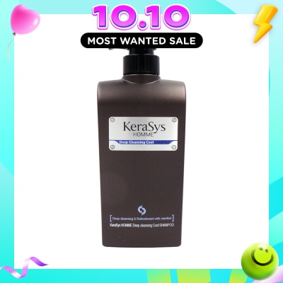 KERASYS Homme Men Deep Cleansing Cool Shampoo 550ml image