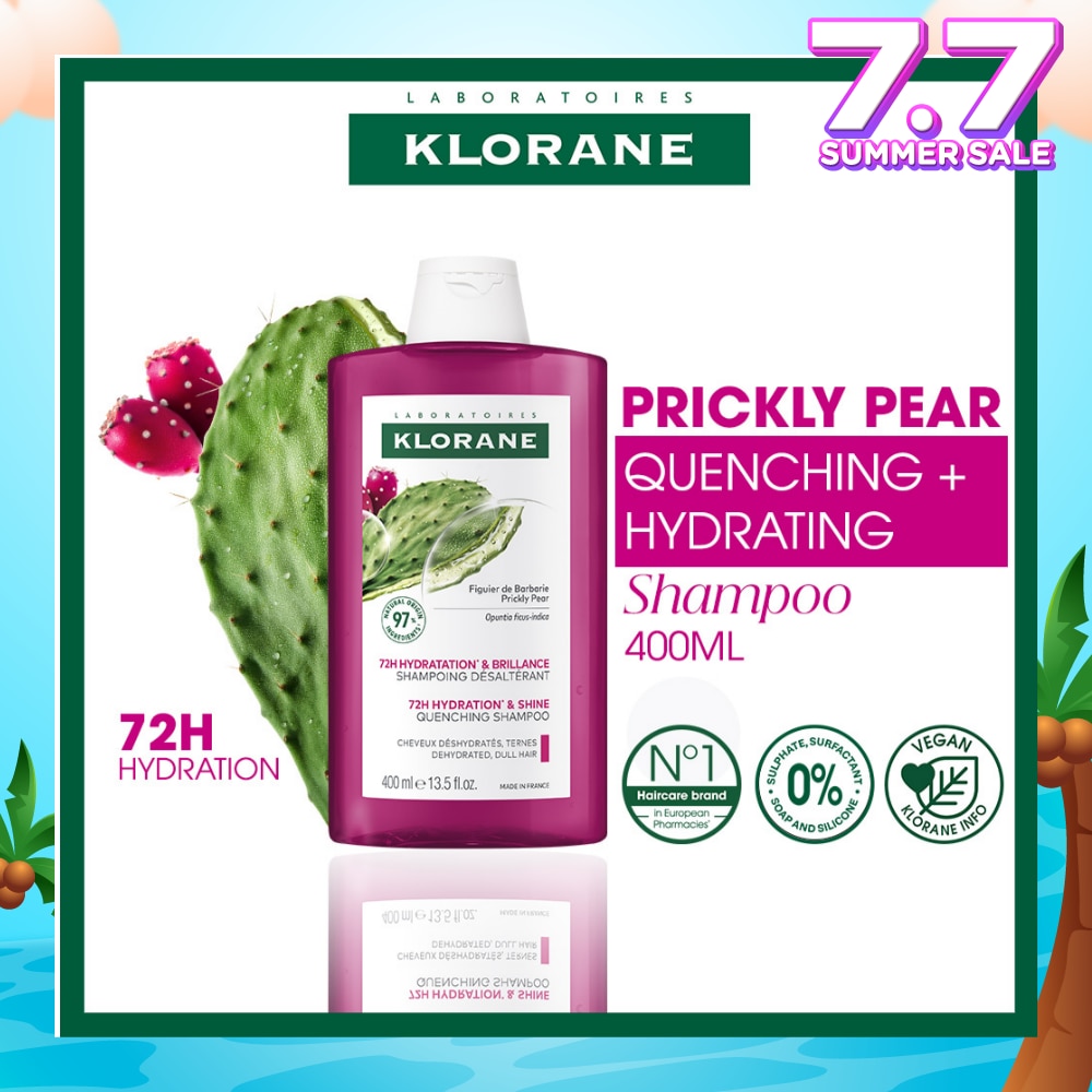 Quenching + Hydrating Prickly Pear Shampoo (For 72h Long Lasting Hydration & 2x Shinier Hair) 400ml