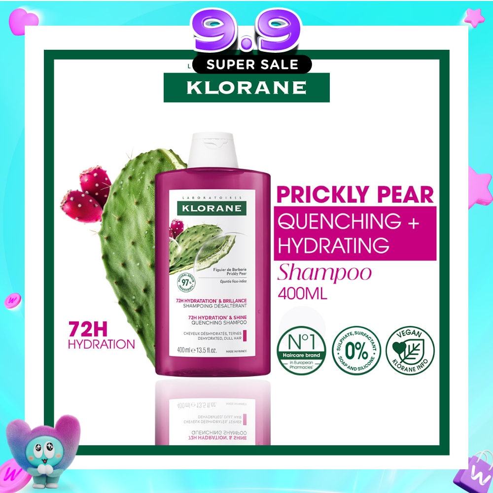 Quenching + Hydrating Prickly Pear Shampoo (For 72h Long Lasting Hydration & 2x Shinier Hair) 400ml image