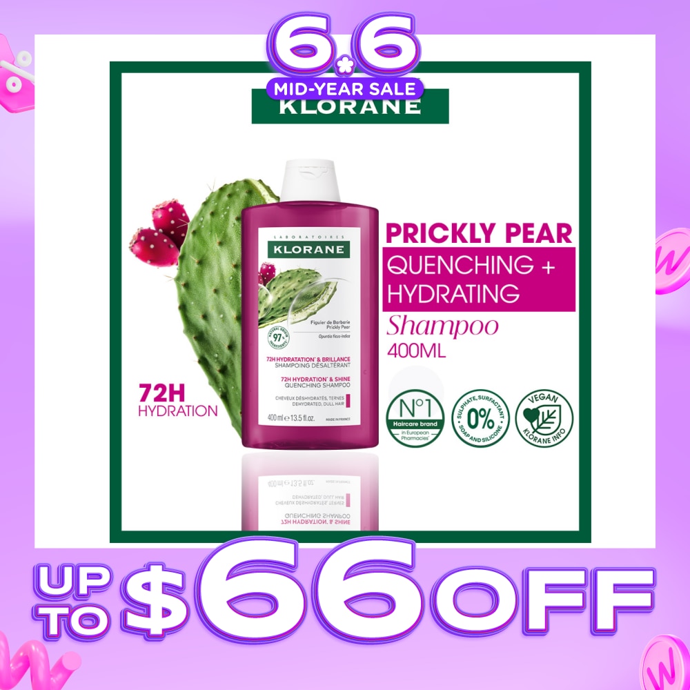 Quenching + Hydrating Prickly Pear Shampoo (For 72h Long Lasting Hydration & 2x Shinier Hair) 400ml