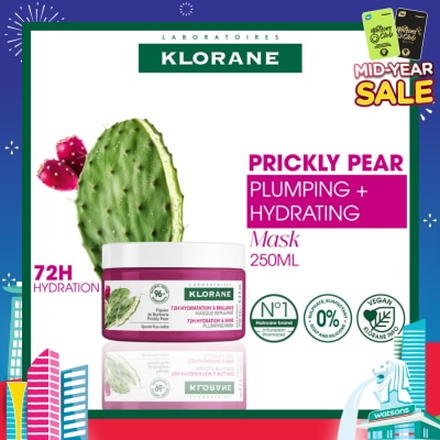 KLORANE Plumping Prickly Pear Mask (For Deep Long Lasting Hydration & 2x Shinier Hair) 250ml