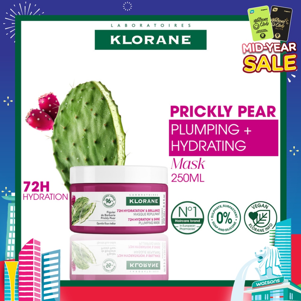 Plumping Prickly Pear Mask (For Deep Long Lasting Hydration & 2x Shinier Hair) 250ml