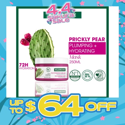 KLORANE - Plumping Prickly Pear Mask (For Deep Long Lasting Hydration & 2x Shinier Hair) 250ml