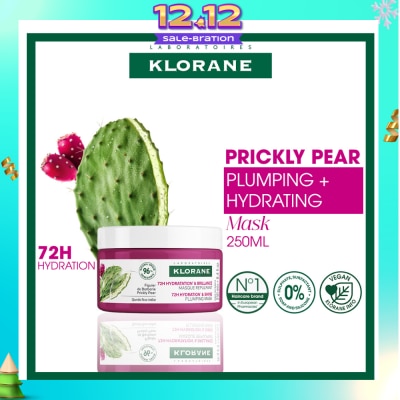 KLORANE Plumping Prickly Pear Mask (For Deep Long Lasting Hydration & 2x Shinier Hair) 250ml