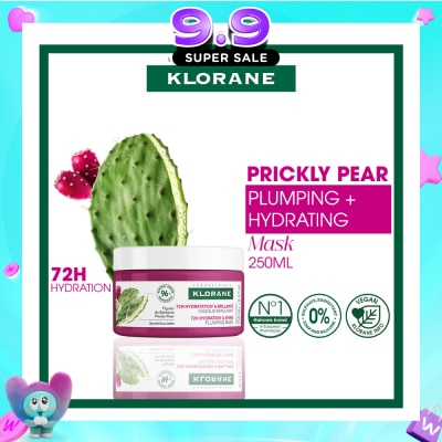 KLORANE - Plumping Prickly Pear Mask (For Deep Long Lasting Hydration & 2x Shinier Hair) 250ml image