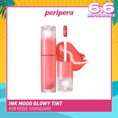 PERIPERA Ink Mood Glowy Tint (Tteok Recipe) 28 Rose Standard 1s