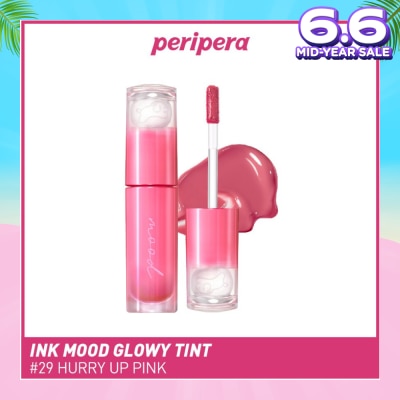 PERIPERA Ink Mood Glowy Tint (Tteok Recipe) 29 Hurry Up Pink 1s