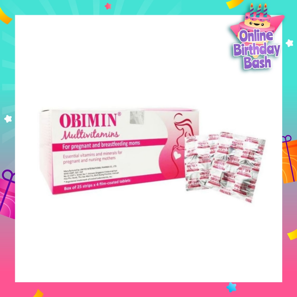Multivitamins Film Coated Tablet (For Pregnant & Breastfeeding Mums) 100s