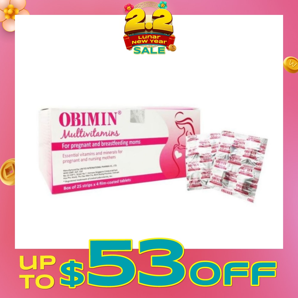 Multivitamins Film Coated Tablet (For Pregnant & Breastfeeding Mums) 100s