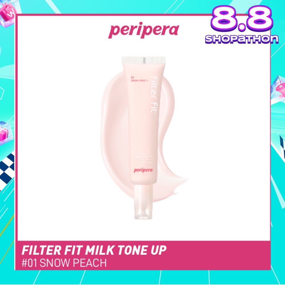 Filter Fit Milk Tone Up SPF 35 PA++ 01 Snow Peach (To Hides Dark Circles) 35ml