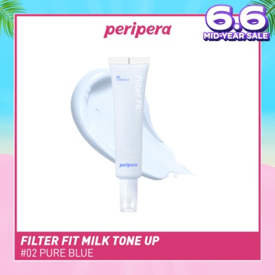 PERIPERA Filter Fit Milk Tone Up SPF30 PA++ 02 Pure Blue (To Neutralizes Sallowness) 35ml