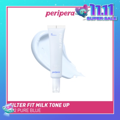 PERIPERA Filter Fit Milk Tone Up SPF30 PA++ 02 Pure Blue (To Neutralizes Sallowness) 35ml