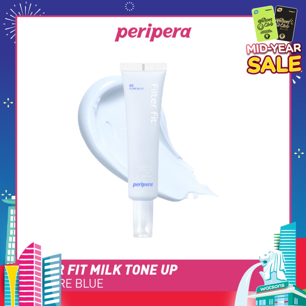 Filter Fit Milk Tone Up SPF30 PA++ 02 Pure Blue (To Neutralizes Sallowness) 35ml