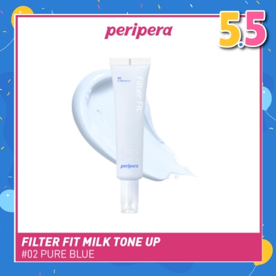 PERIPERA Filter Fit Milk Tone Up SPF30 PA++ 02 Pure Blue (To Neutralizes Sallowness) 35ml