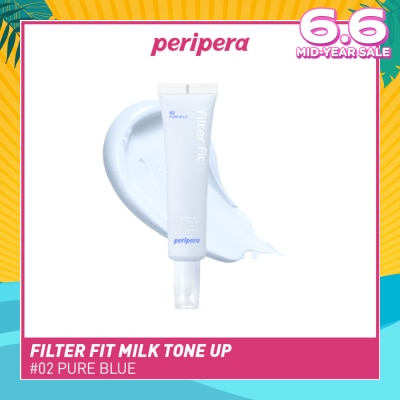 PERIPERA Filter Fit Milk Tone Up SPF30 PA++ 02 Pure Blue (To Neutralizes Sallowness) 35ml