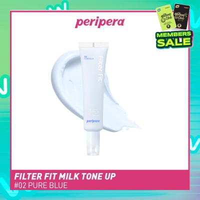 PERIPERA Filter Fit Milk Tone Up SPF30 PA++ 02 Pure Blue (To Neutralizes Sallowness) 35ml
