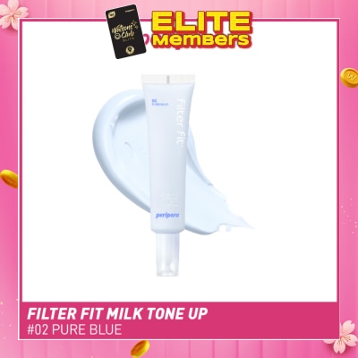 PERIPERA Filter Fit Milk Tone Up SPF30 PA++ 02 Pure Blue (To Neutralizes Sallowness) 35ml