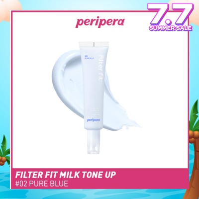PERIPERA Filter Fit Milk Tone Up SPF30 PA++ 02 Pure Blue (To Neutralizes Sallowness) 35ml