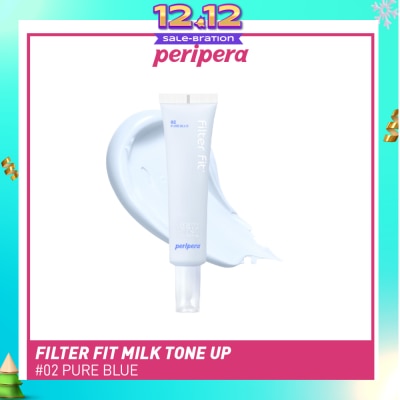PERIPERA Filter Fit Milk Tone Up SPF30 PA++ 02 Pure Blue (To Neutralizes Sallowness) 35ml