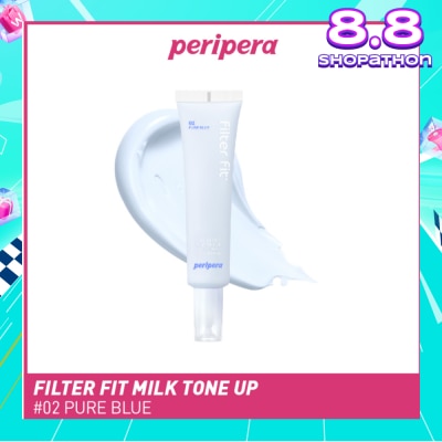 PERIPERA Filter Fit Milk Tone Up SPF30 PA++ 02 Pure Blue (To Neutralizes Sallowness) 35ml