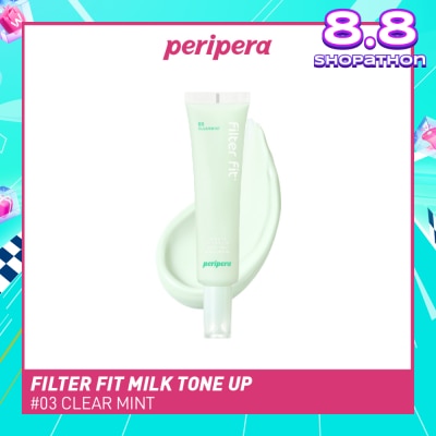 PERIPERA Filter Fit Milk Tone Up SPF 35 PA++ 03 Clear Mint (To Reduces Redness) 35ml