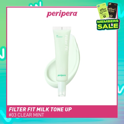 PERIPERA Filter Fit Milk Tone Up SPF 35 PA++ 03 Clear Mint (To Reduces Redness) 35ml