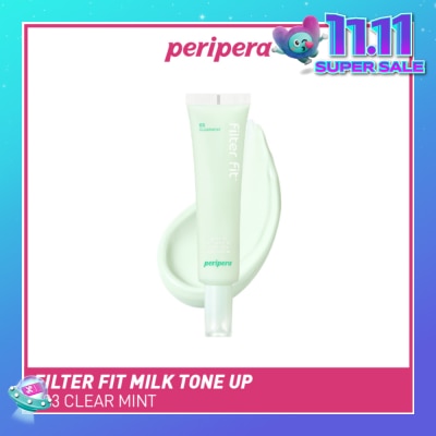 PERIPERA Filter Fit Milk Tone Up SPF 35 PA++ 03 Clear Mint (To Reduces Redness) 35ml