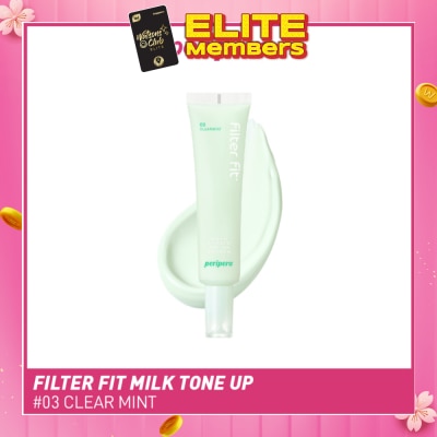 PERIPERA Filter Fit Milk Tone Up SPF 35 PA++ 03 Clear Mint (To Reduces Redness) 35ml