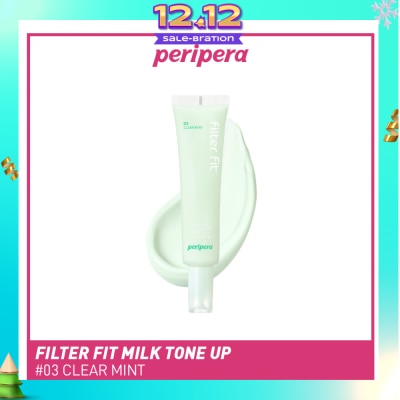 PERIPERA Filter Fit Milk Tone Up SPF 35 PA++ 03 Clear Mint (To Reduces Redness) 35ml